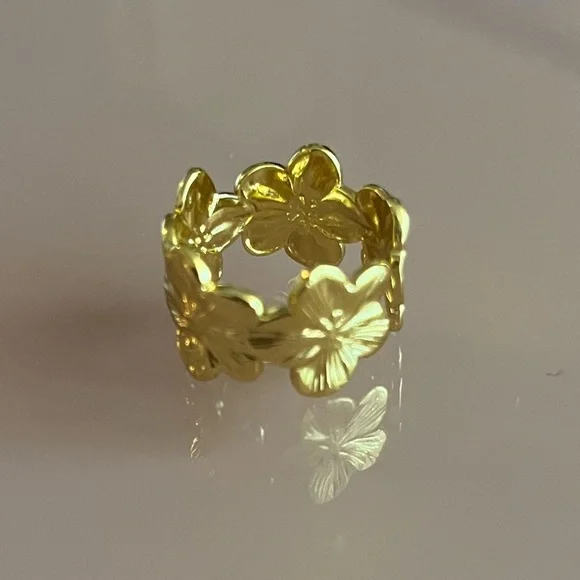 🌸 NEW Flower Open Ring 🌸 - Picture 13 of 15